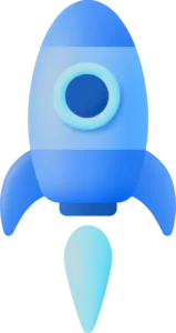 Pixature Success Rocket Blue